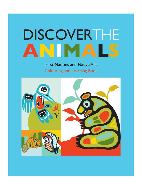 Indigenous Art Colouring Book - Discover the animals