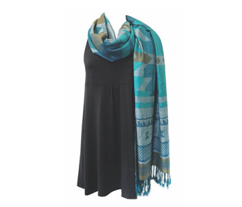 Shawl - Salish Weaving By Leila Stogan