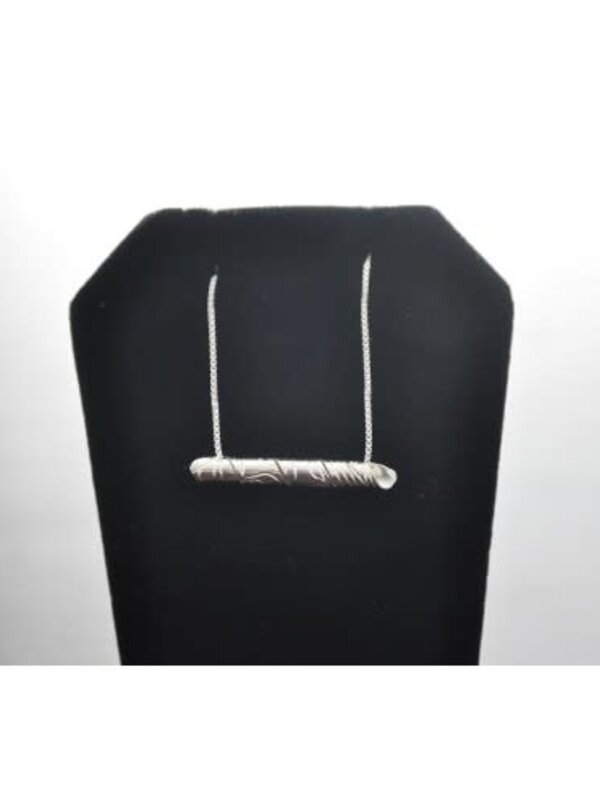 Hand Carved Silver Pendant - Emotions by Vincent Henson