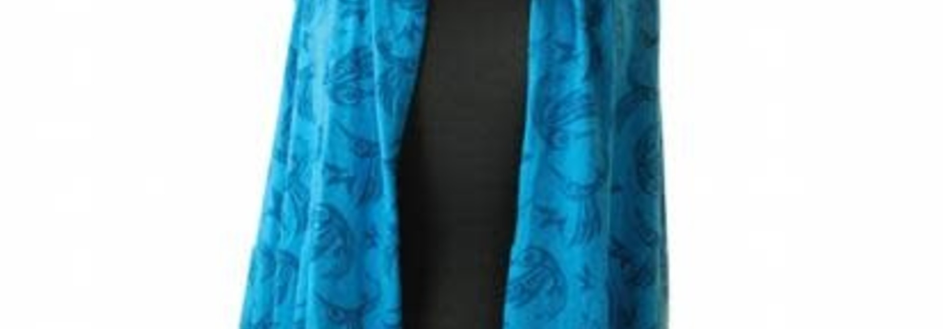 All Over Vest-Hummingbird- Bill Helin-Turquoise