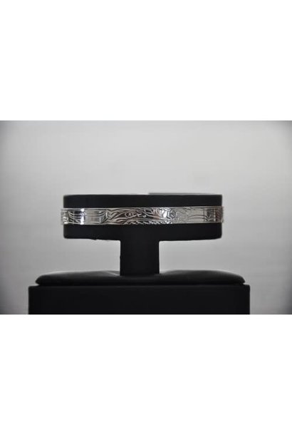1/4" Hand Crafted Silver Bracelet  - Eagle by Chance Gesinghaus
