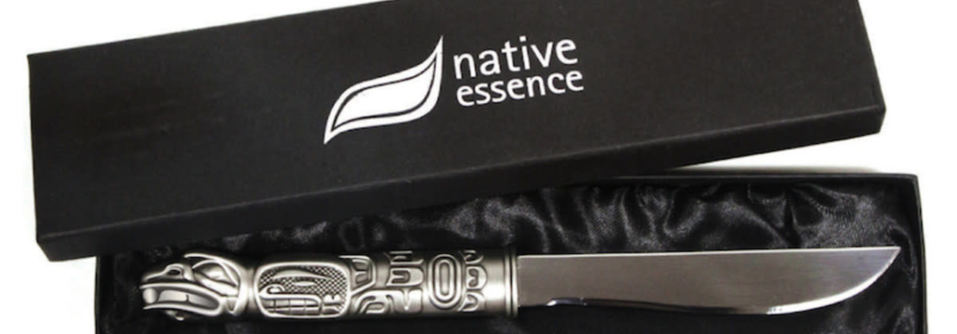 Pewter Knife - Raven by Gordon White
