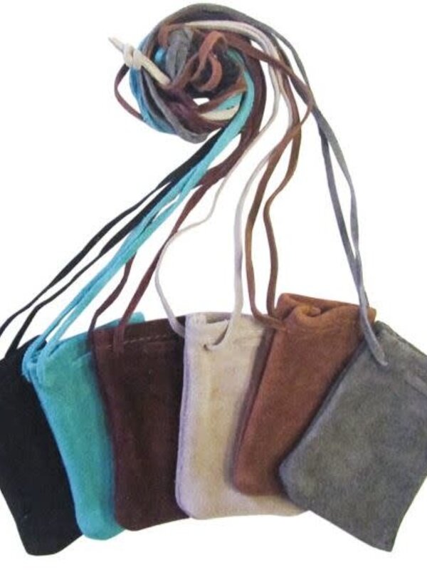 Leather  Bag mixed colours