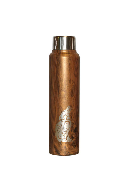 Insulated Totem Bottle-Wolf by Darrell Thorne