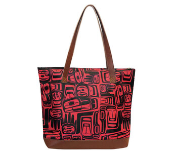 Woven Tote Bag - Eagle Crest by Ben Houstie