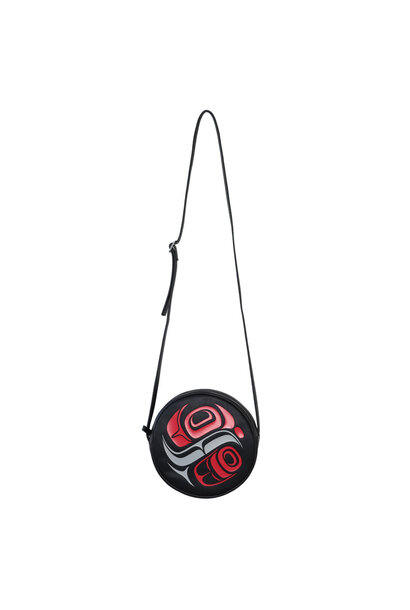 Cross Body Circle Bag-Whale by Ryan Cranmer