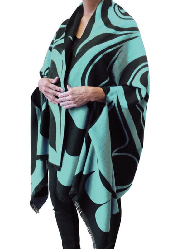 Reversible Fashion Cape - Eagle by Roger Smith