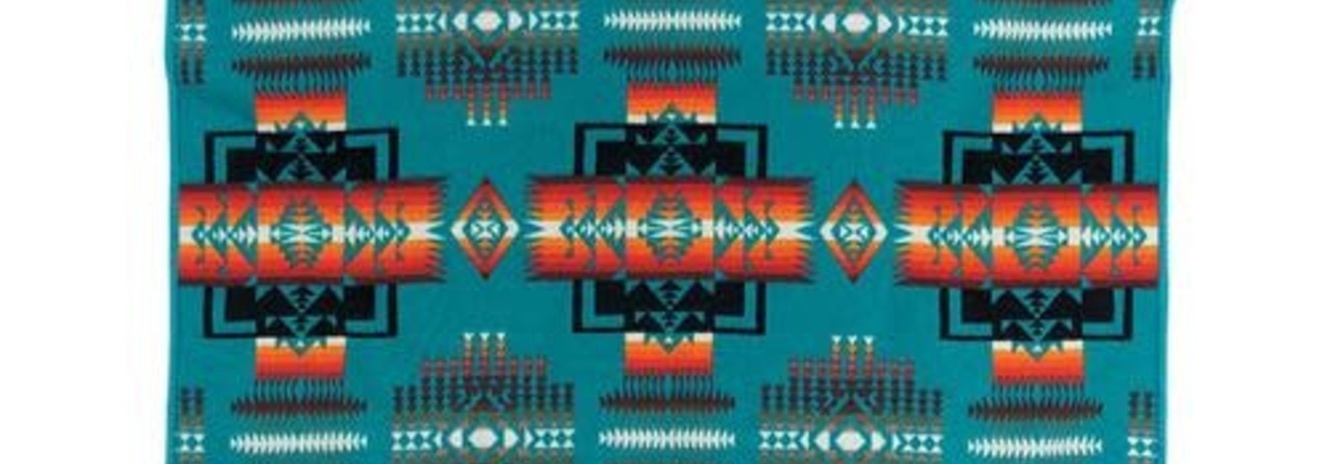 Pendleton Blanket - Chief Joseph Blanket (Turquoise)- 64" x 80"