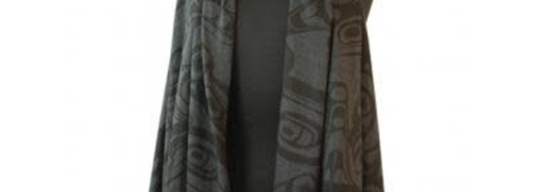 Kelly Robinson Whale All Over Print Ladies Vest (Charcoal)
