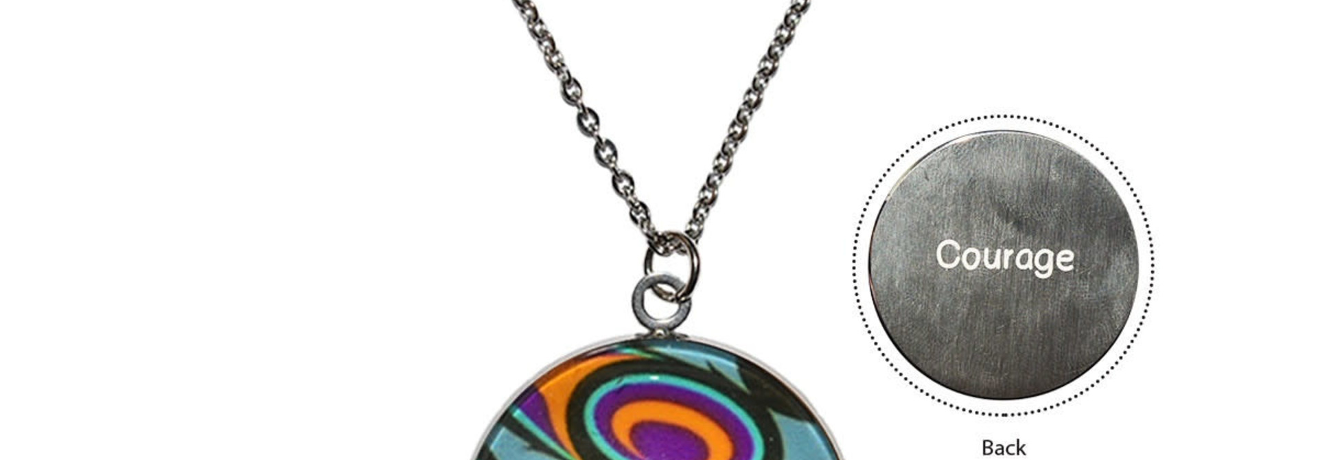 Urban Wolf Charm Necklace by Maynard Johnny