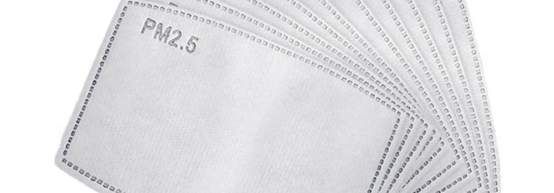 Kids PM2.5 Disposable Filters (pkg. 10) for reusable face masks