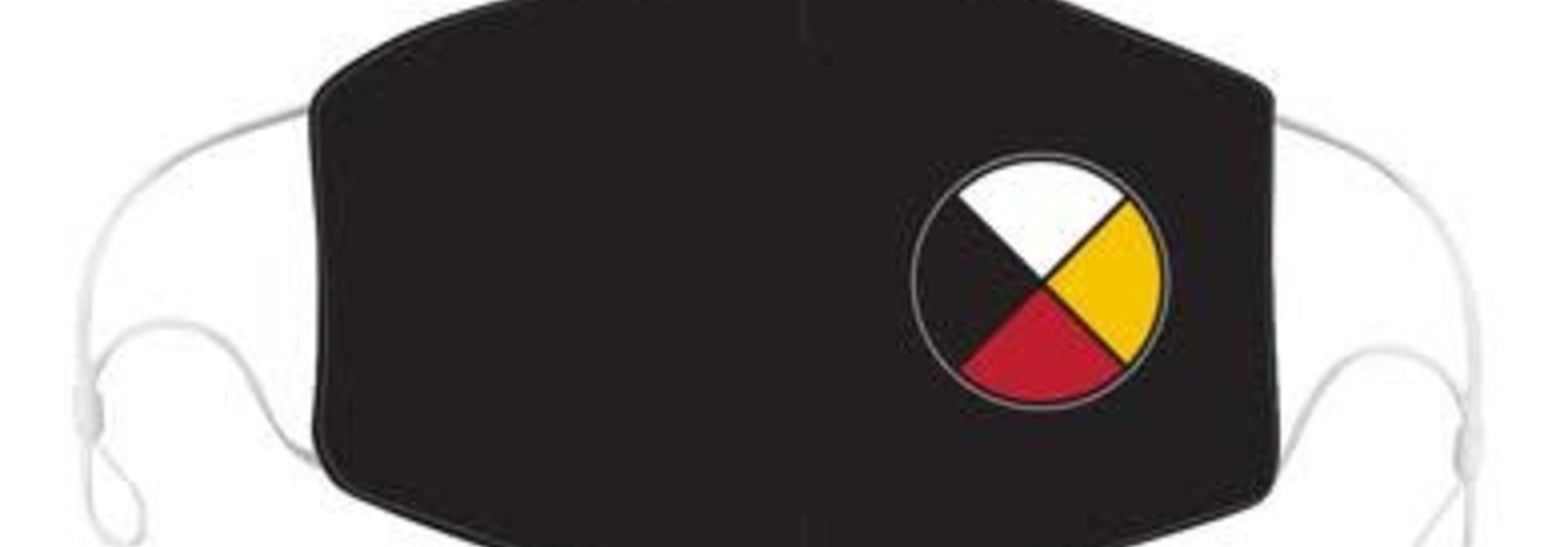 Reusable/Adjustable Face Mask with filter pocket -Medicine Wheel