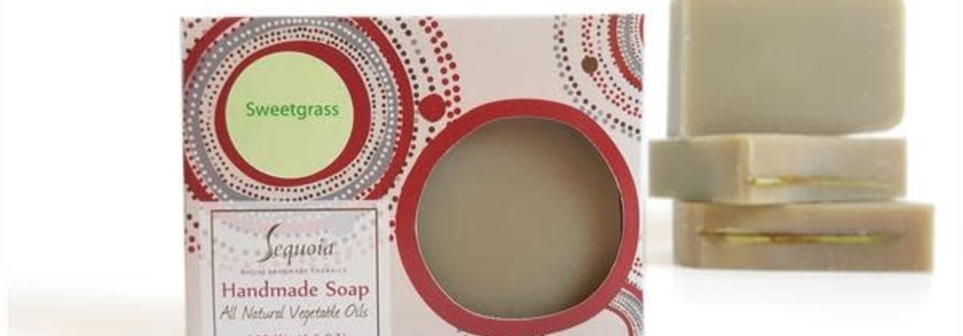 Sequoia Handmade soap 4oz - Sweetgrass