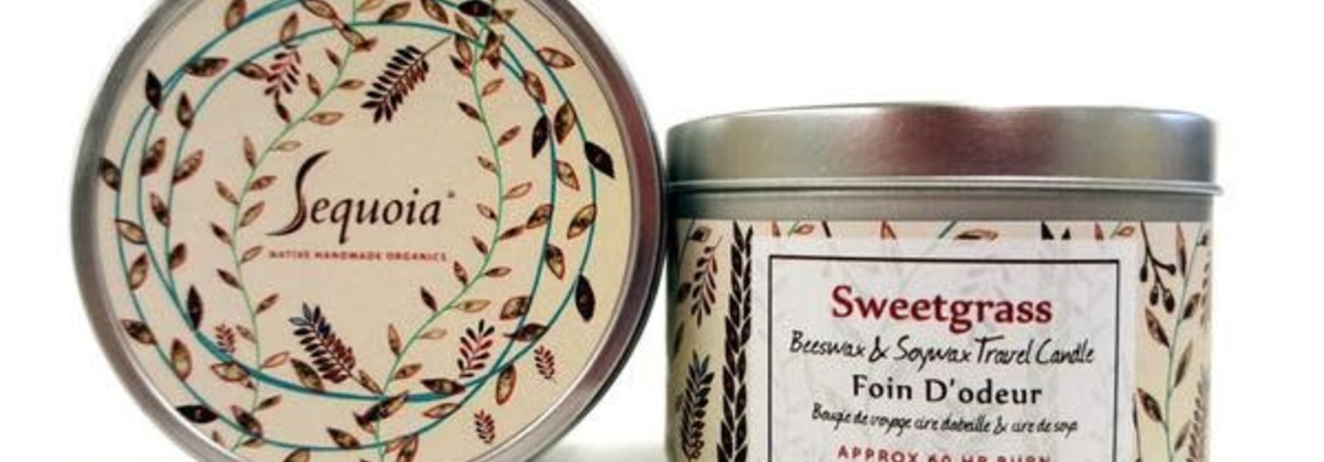 Sequoia 30 hr Candle- Sweetgrass