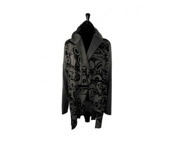 All Over Jacket Whale  Kelly Robinson charcoal L/XL