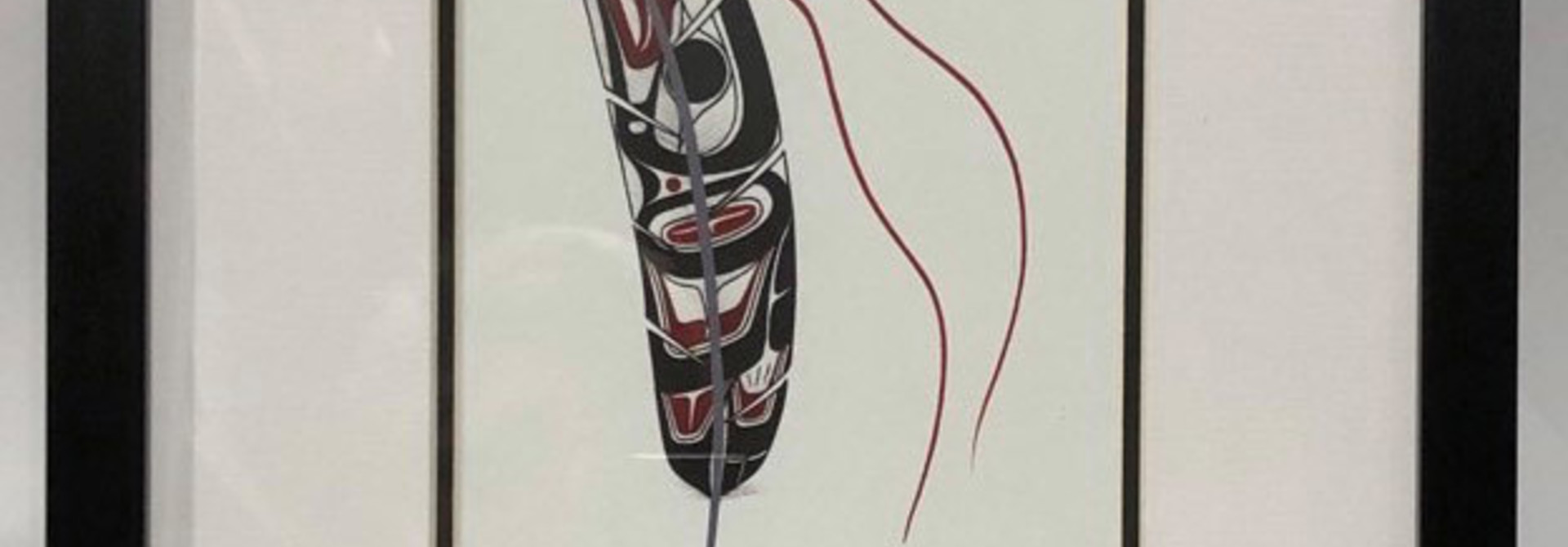 Matted & Framed art cards - Eagle Feather by Richard Shorty