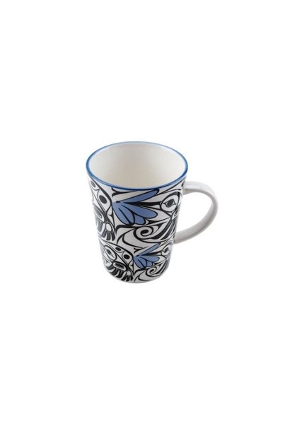 Porcelain Mug -Hummingbird by Bill Helin