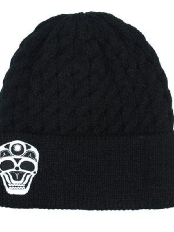 Knit Toque - Embroidered Skull by James Johnson