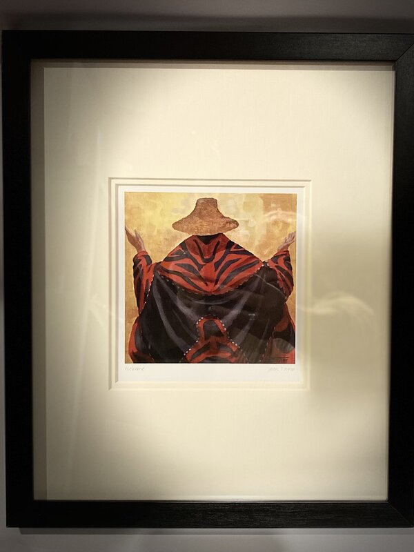 Matted Framed Art Card- Welcome-Jean Taylor