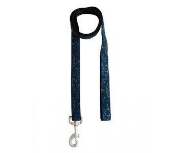 Wild Coast Dog Leash in Frog Box design by Bill Helin -Blue