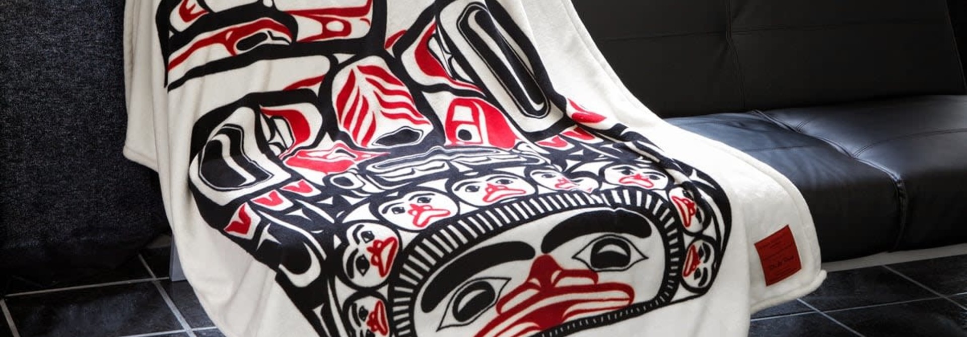 Kanata Blanket-Children of the Raven by Bill Reid