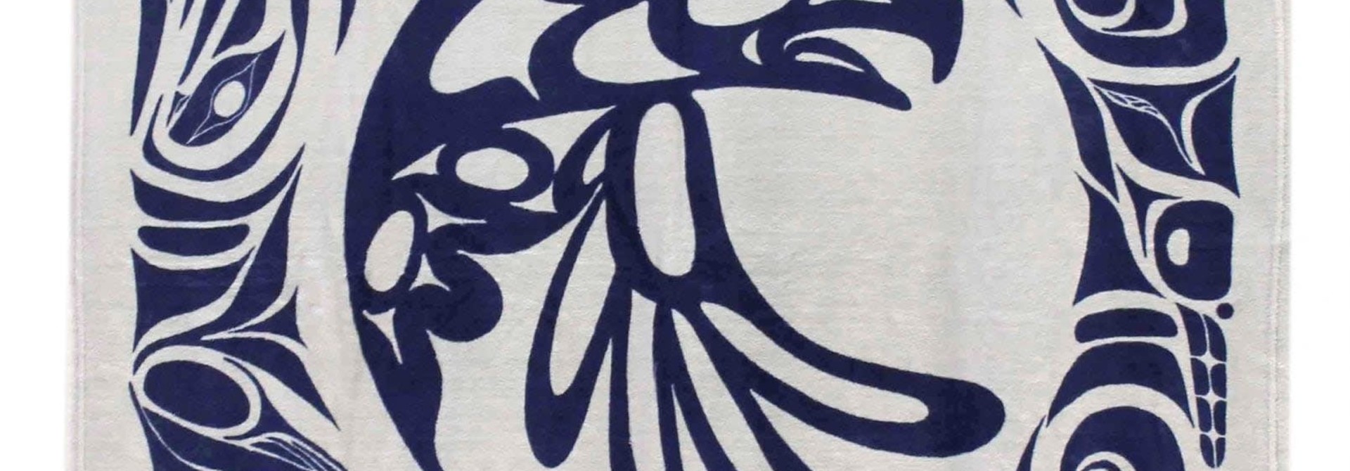 Kanata Blanket-Eagle (Navy) by Bill Helin