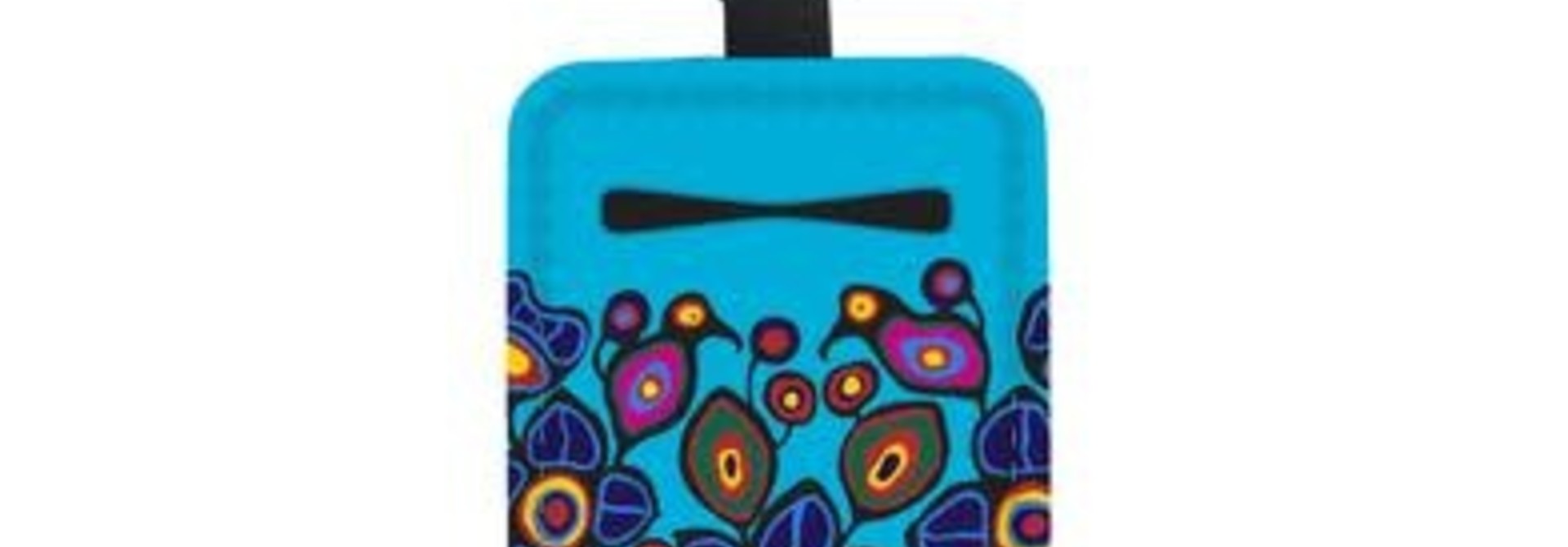 Sanitizer Bottle Holder- Birds & Flowers by Norval Morrisseau