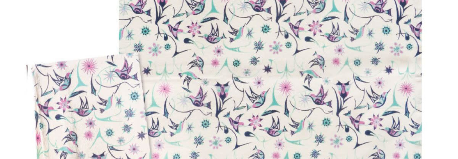 Tea Towel-Hummingbirds by Nicole LaRock