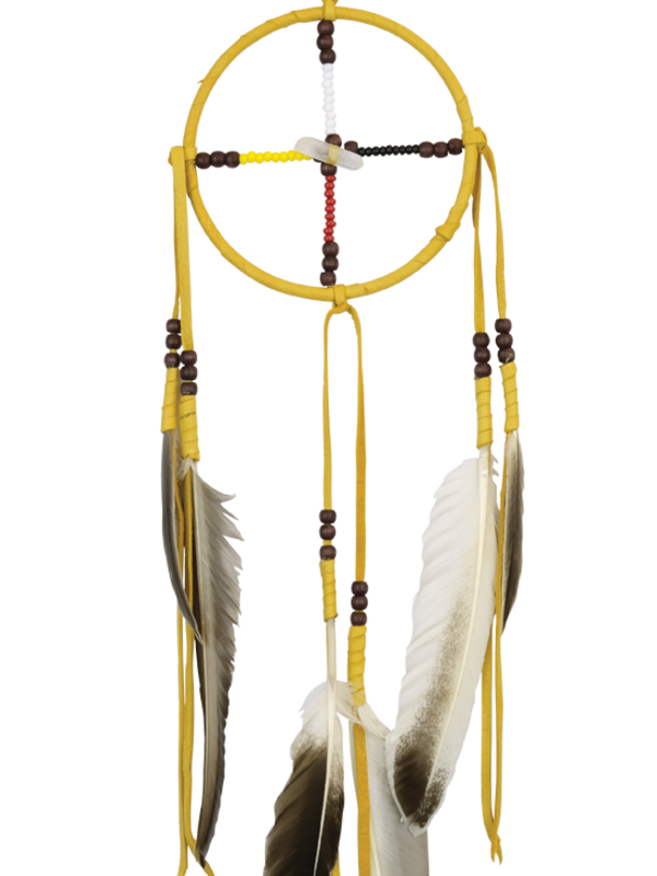 Monague 4" Medicine wheel Dream Catcher with Crystal