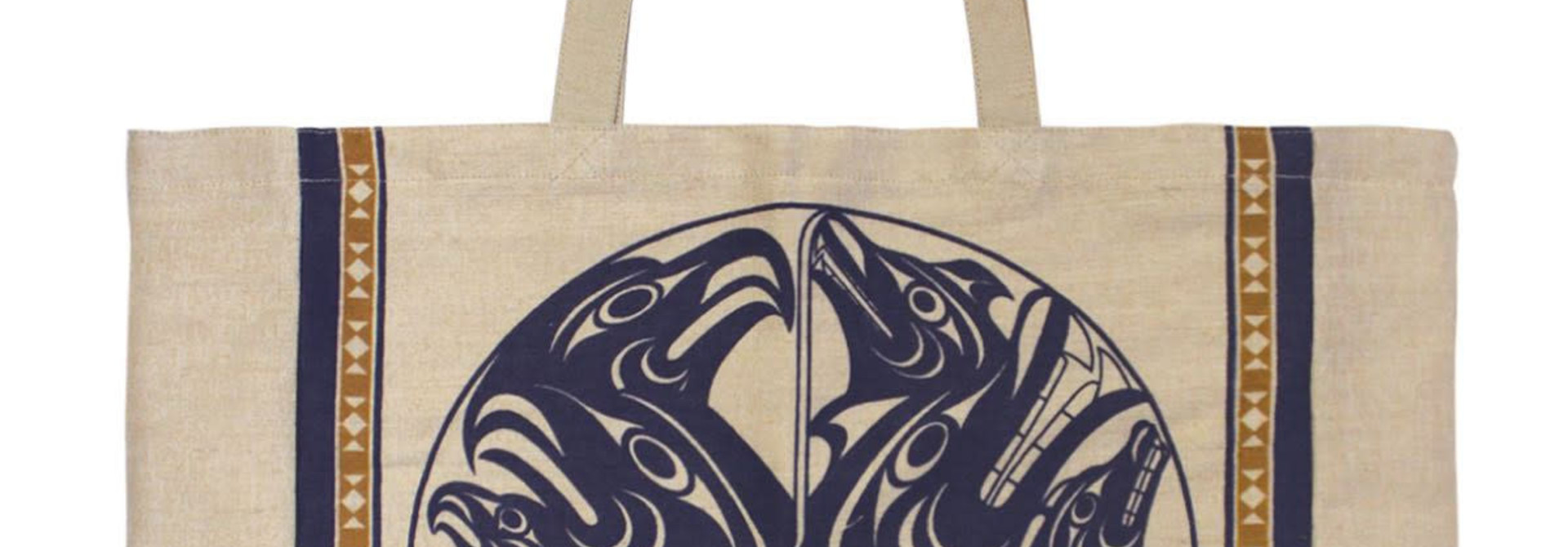 Jute Tote-Harmony by Francis Horne Sr.