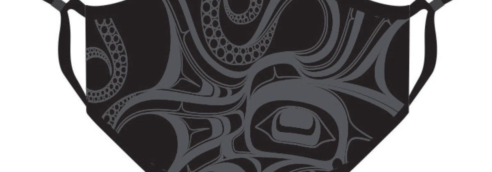 Reusable 4 ply face mask- Octopus by Earnest Swanson