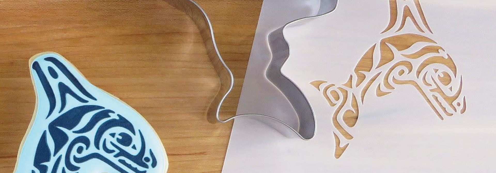 Cookie Cutter & Stencil Set-Orca by Paul Windsor