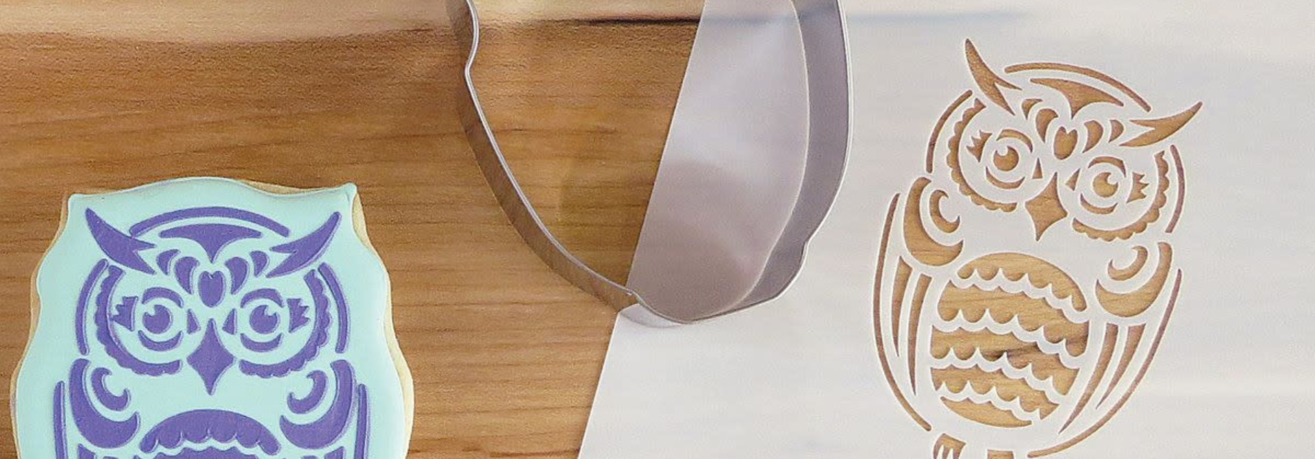 Cookie Cutter & Stencil Set-Owl by Simone Diamond