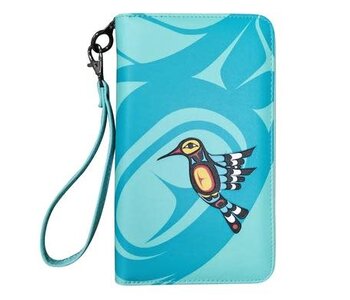 Travel Wallet-Hummingbird by Francis Dick