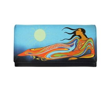 Ladies Wallet - Mother Earth by Maxine Noel