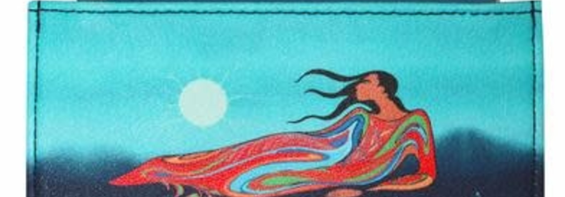 Card Holder - Mother Earth by Maxine Noel