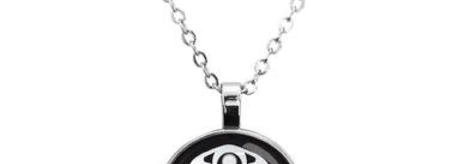 Dome Glass Necklace - Skull by James Johnson