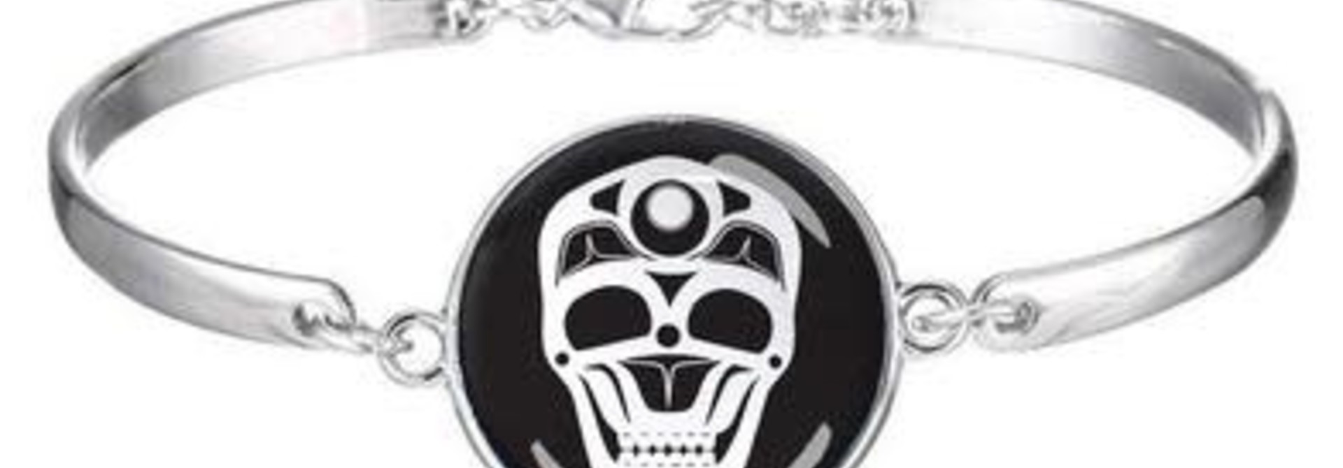Dome Glass Bracelet - Skull by James Johnson