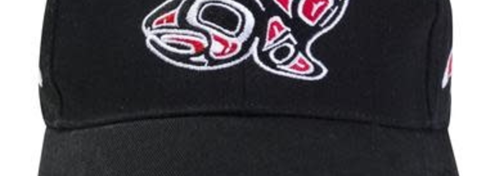 Embroidered Baseball Cap - Salmon by Jamie Sterritt