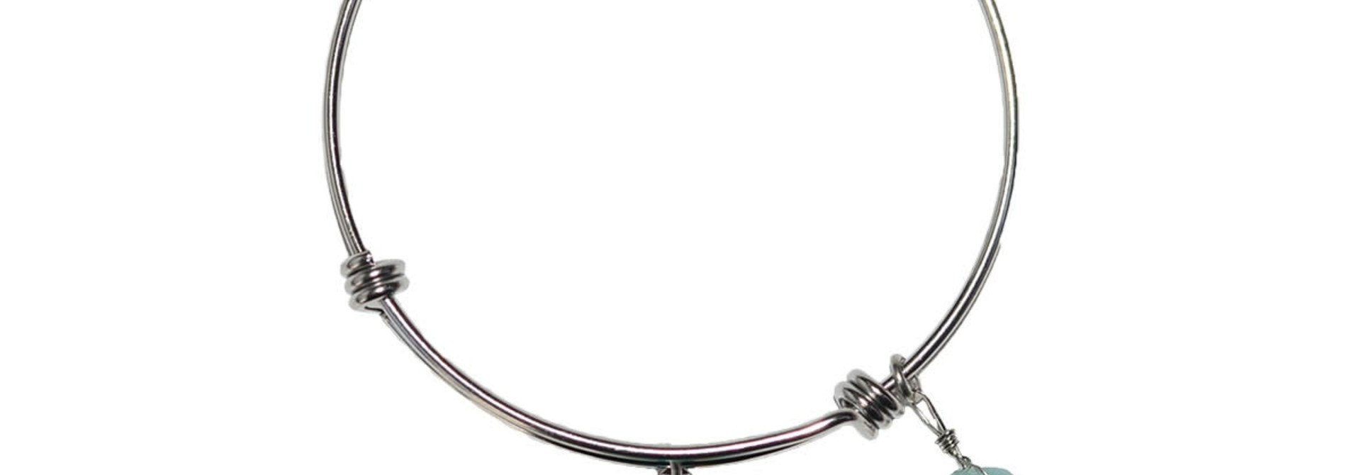 Circle Charm Bangle - Eco Spirit by Dylan Thomas