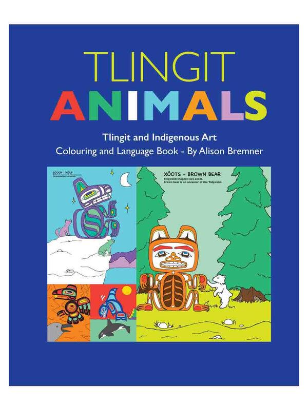 Tlingit Animals-Colouring ad Language Book