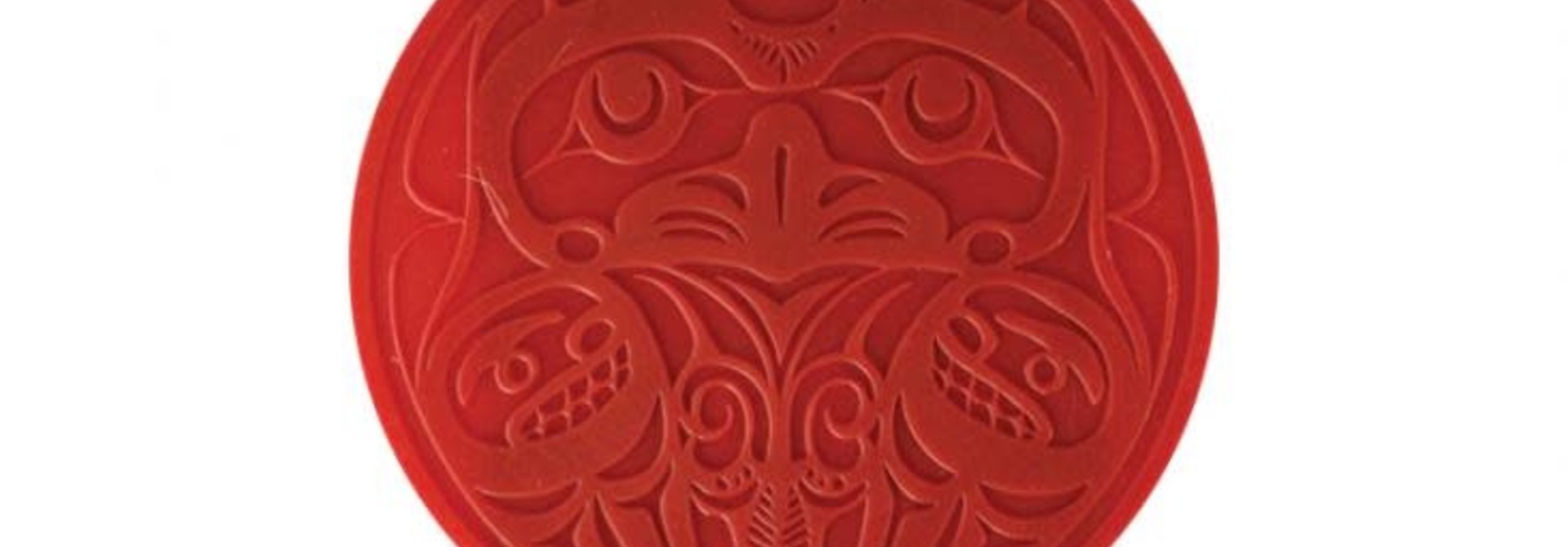 Round Silicone Trivet - Eagle by Bill Helin