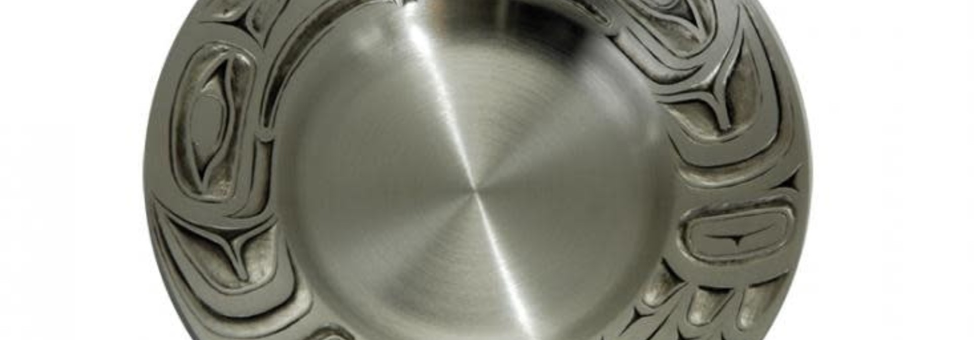 Small Pewter Plate - Raven by Mark Garfield
