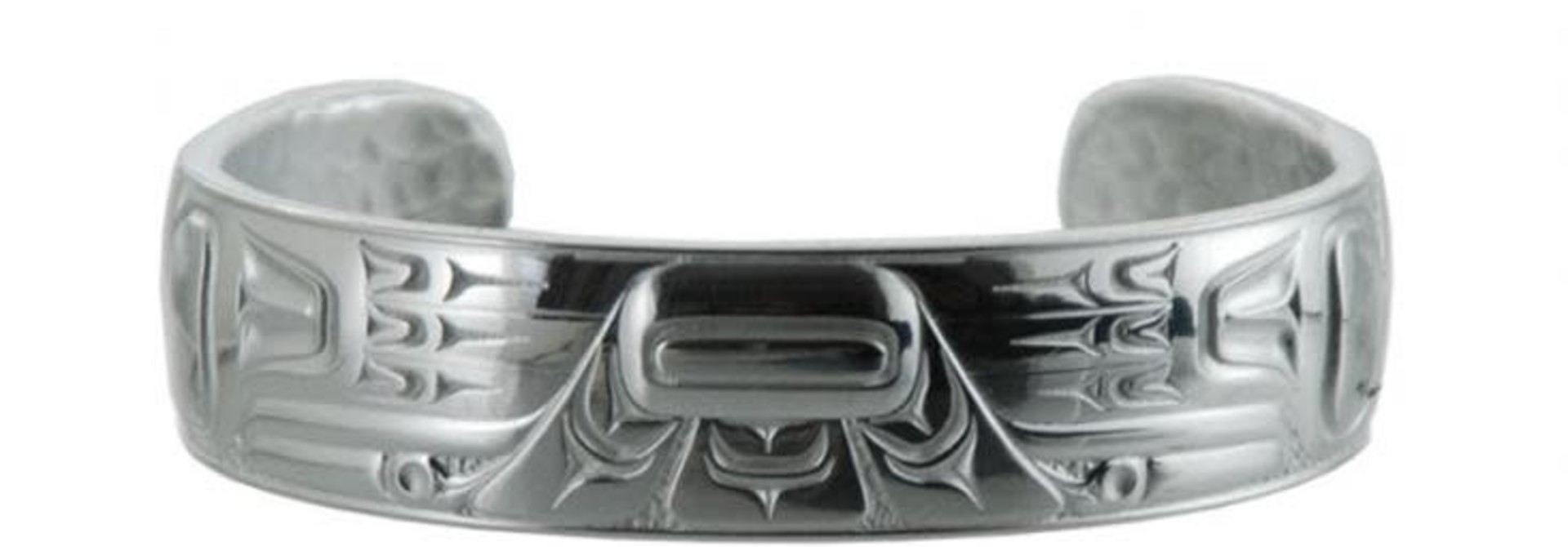 Silver Pewter Double Eagle Bracelet by Andrew Williams
