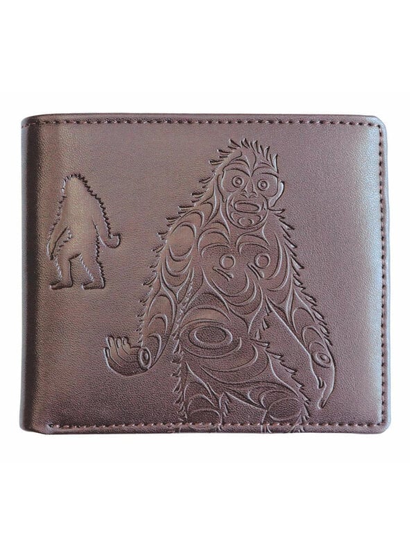 Embossed Wallet - Sasquatch by Francis Horne Sr.