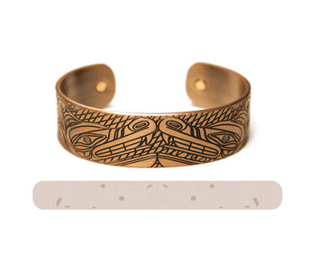 Copper Bracelet - Wolf by Andrew Williams