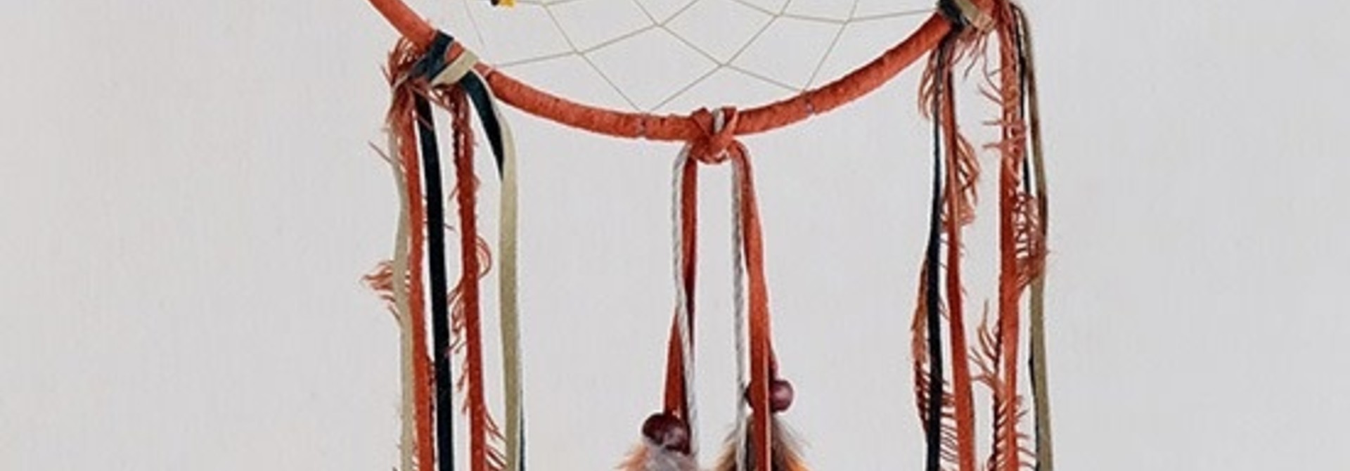 6" Seasons Dream Catcher - Fall - ORANGE. SEASONS CHANGE LEGEND