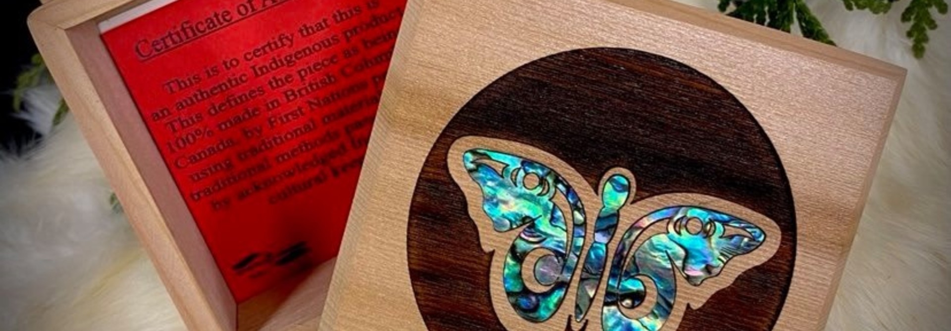 Bentwood Box - Butterfly