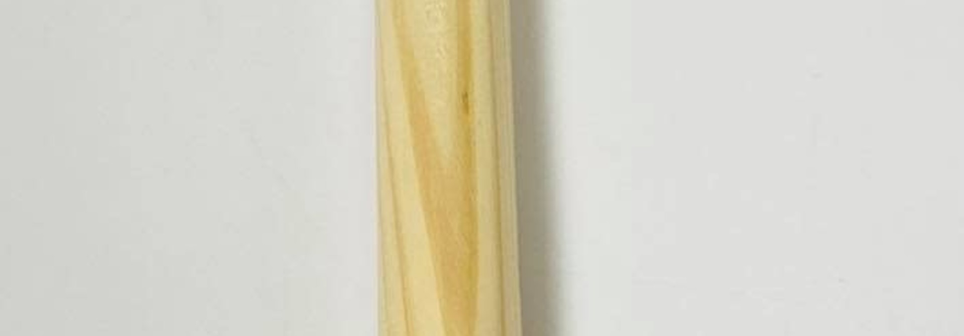 15" Wooden Rattle with leather cord