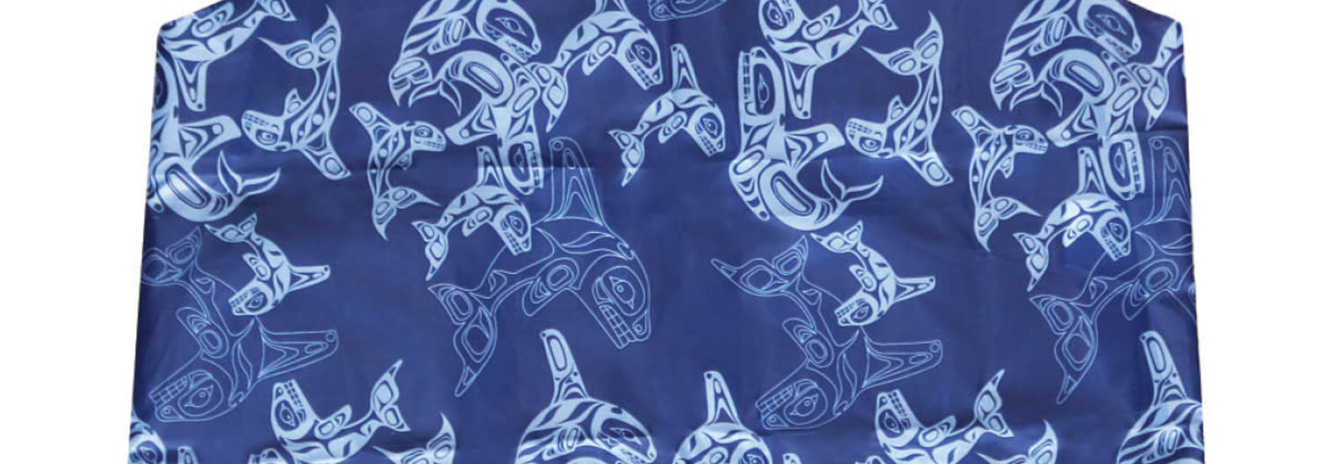 Foldable Shopping Bag - Orca Family by Paul Windsor